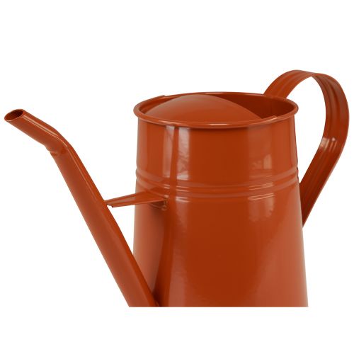 Artikel Deko Gießkanne Metall Deko Orangebraun 1,7L H23cm