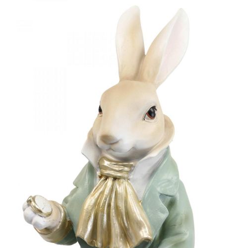 Deko Hasen Hasenpaar Vintage Figuren H40cm 2St | Floristik21.de