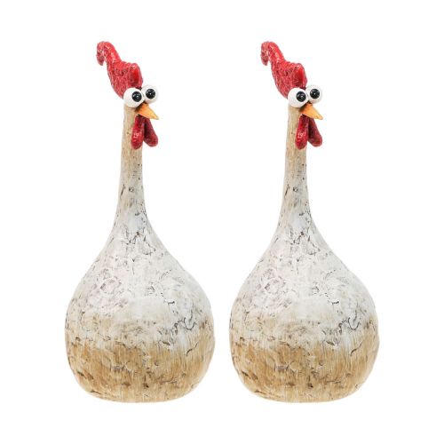 Artikel Deko Hühner Deko Figuren Osterdeko Huhn lustig H15cm 2 St