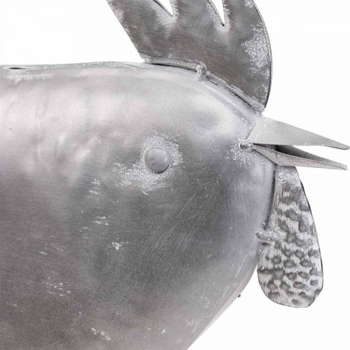 Deko Huhn Metalldeko Metall Vogel Zink 51cm×16cm×36cm