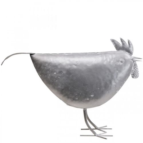 Floristik21 Deko Huhn Metalldeko Metall Vogel Zink 51cm×16cm×36cm