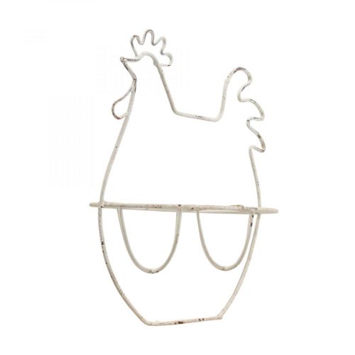 Artikel Deko Huhn Tischdeko Ostern Eierständer Metall 16x8,5x20cm