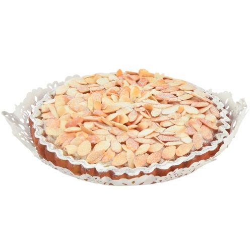 Floristik21 Deko Mandeltorte Lebensmittelattrappe Bäckerei Deko 19cm