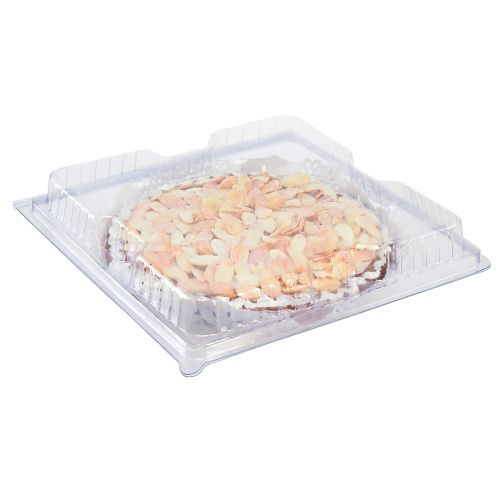 Artikel Attrappe Deko Mandeltorte für Schaufenster & Bäckerei, Täuschend Echt, Kuchen Fake, 19cm