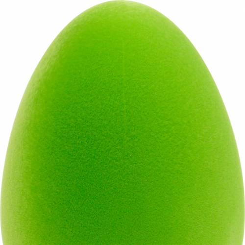 Artikel Osterei beflockt H25cm Farbige Eier Osterdeko