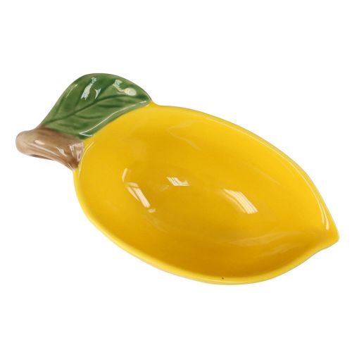 Artikel Deko Schale Zitronen Keramik Zitronenschale Gelb 17×8cm