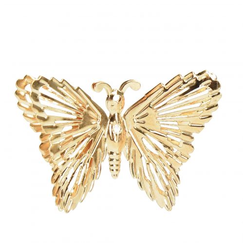 Artikel Deko Schmetterlinge Metall Hängedeko Golden 5cm 30 St