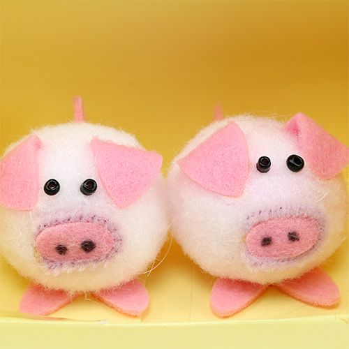 Deko Schweinchen Rosa 5cm Set