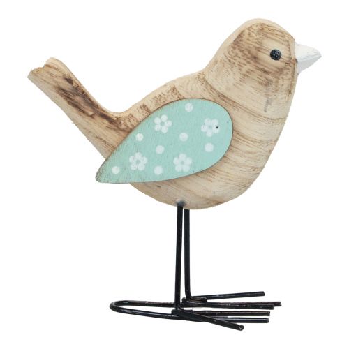 Floristik21 Deko Vögel Holzvögel Tischdeko Frühling Natur Bunt 12cm 3 St