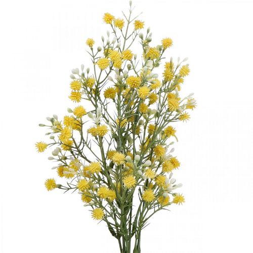 Floristik21 Deko Zweige Künstlich Mimose Strauß Silber-Akazie H35cm