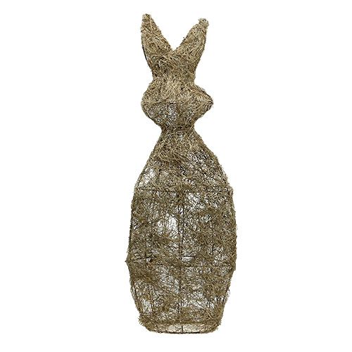 Floristik21 Deko Hase aus Rebe Natur 80cm 1St