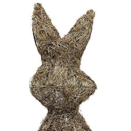 Floristik21 Deko Hase aus Rebe Natur 80cm 1St