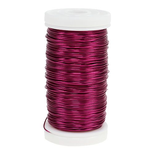 Floristik21 Dekolackdraht Ø0,50mm 100g/50m Pink