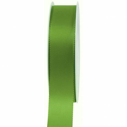 Floristik21 Geschenk- und Dekorationsband Grün 25mm 50m