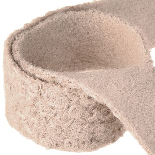 Artikel Dekoband Altrosa Breites Geschenkband Wolloptik 40mm 8m für Dekorateure und Eventplaner