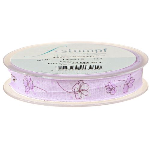 Artikel Dekoband Blumen Flieder Frühlingsband Geschenkband 15mm 20m