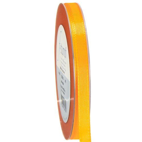 Artikel Dekoband Geschenkband Orange Band Webkante 8mm 50m