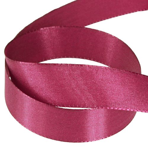 Artikel Dekoband Taftband Geschenkband Polyester Erika 25mm 50m - Ideal für Floristen & kreative Dekorationen