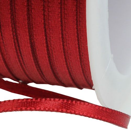 Floristik21 Geschenkband Dekorationsband 3mm x 50m Bordeaux