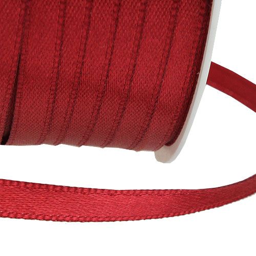 Artikel Satinband Geschenkband Doppelsatin Bordeaux 6mm 50m Dekoband