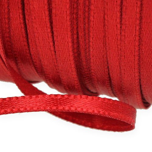 Geschenk- und Dekorationsband 6mm x 50m Hellrot