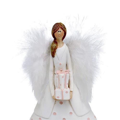 Artikel Dekofigur Engel Mädchen 17cm Weiß, Rosa 2St