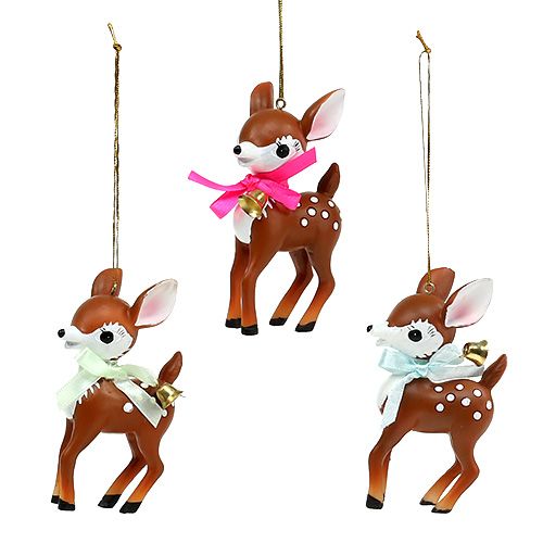 Floristik21 Dekofigur Bambi 10cm sort. 3St