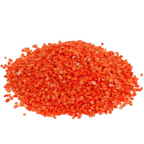 Floristik21 Dekogranulat Orange Dekosteine 2mm - 3mm 2kg