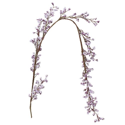 Artikel Dekohänger Beerenzweig Weiß Lila Winter Frost 130cm