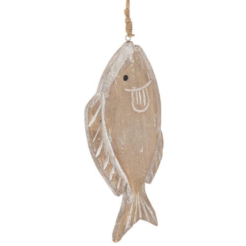 Dekohänger Holzfisch 21cm 2St