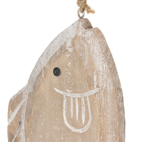 Dekohänger Holzfisch 21cm 2St | Floristik21.de