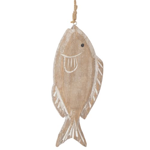 Dekohänger Holzfisch 21cm 2St | Floristik21.de
