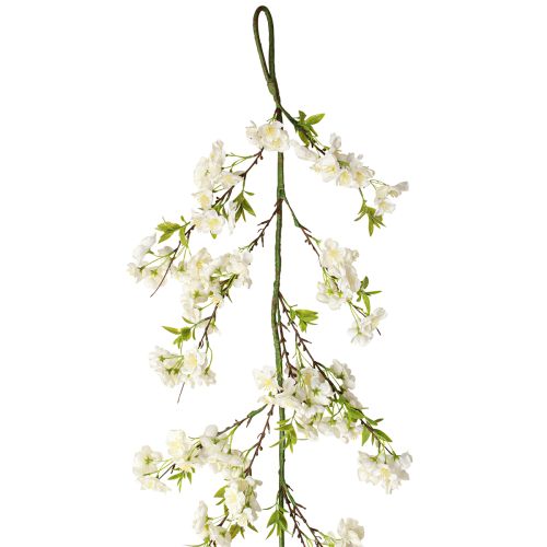 Artikel Dekohänger Kirschblüten Kunstblumen Girlande Weiß 170cm für Dekoration Floristen Hochzeit Deko
