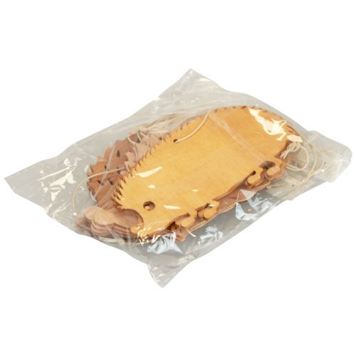 Floristik21 Dekohänger Holz Igel Deko Braun Natur Orange 12x10cm 12St