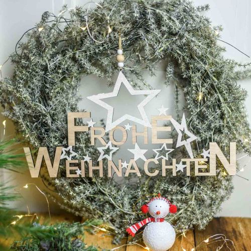 Artikel Dekokranz Lärche künstlich Nadelkranz beschneit Weiß Grau Ø32cm
