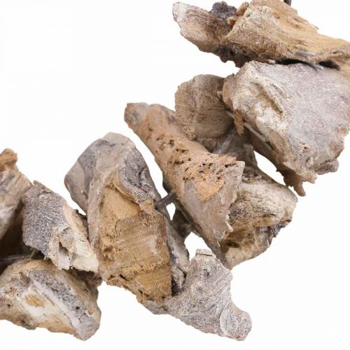 Dekokranz Naturkranz Wurzelholz Deko Natur Weiß Ø35cm