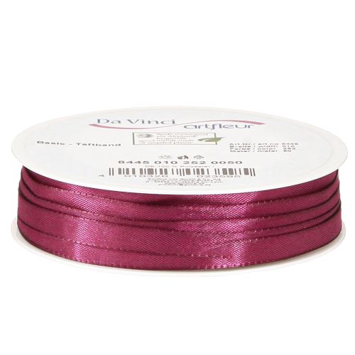 Artikel Dekorations- und Geschenkband Taftband Erika 10mm 50m – Kreatives Highlight für Floristen