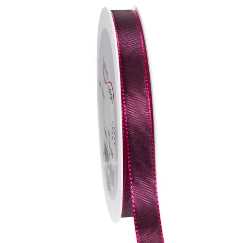 Artikel Geschenkband Taft 15mm x 50m Berry für floristische Dekoration
