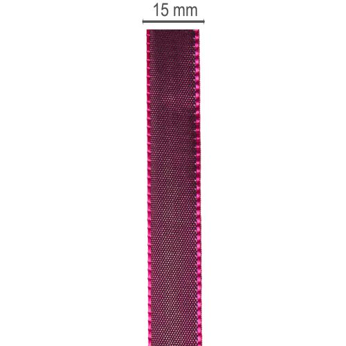 Geschenkband Taft 15mm x 50m Berry für floristische Dekoration | Floristik21.de