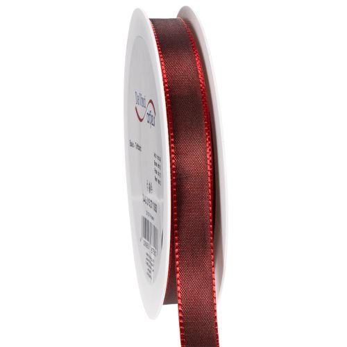 Artikel Taftband Bordeauxrot 15mm x 50m für Dekoration und Floristik