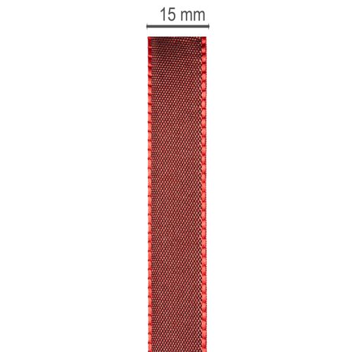 Taftband Bordeauxrot 15mm x 50m für Dekoration und Floristik | Floristik21.de