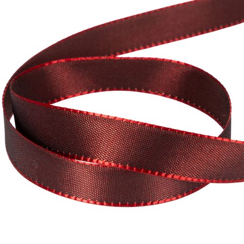 Taftband Bordeauxrot 15mm x