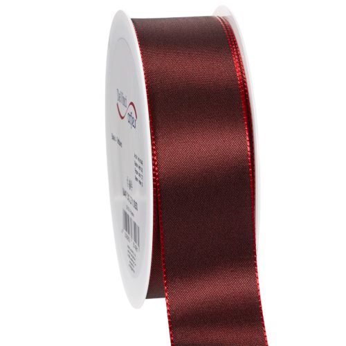 Taftband Rot 40mm x 50m für Dekoration und Floristik
