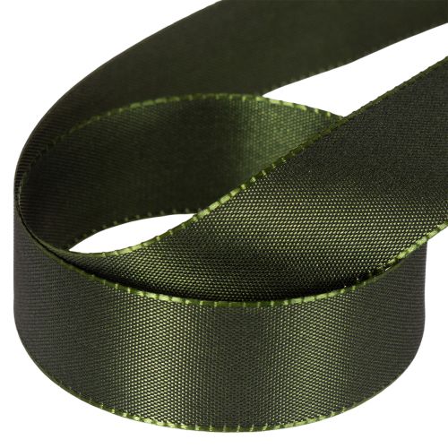 Taftband glänzend Grün 25mm