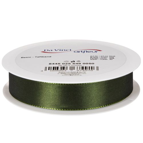 Taftband glänzend Grün 25mm