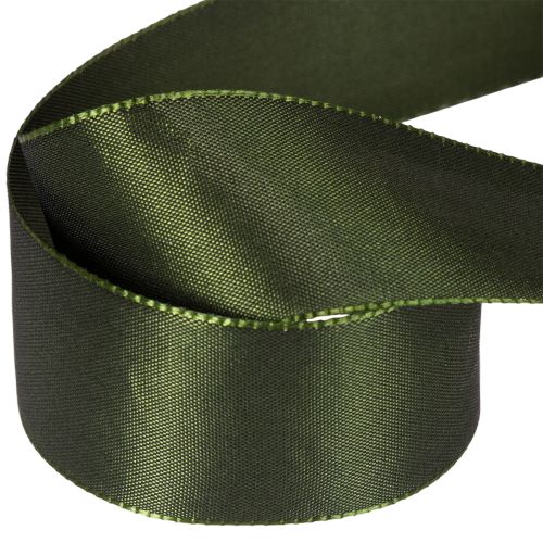 Satinband Taft Grün 40mm x 5m