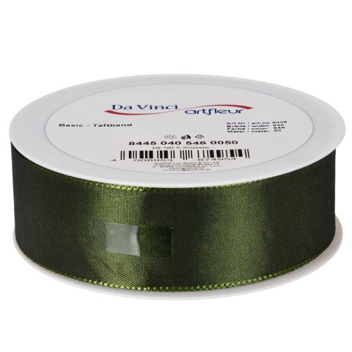 Satinband Taft Grün 40mm x 5m
