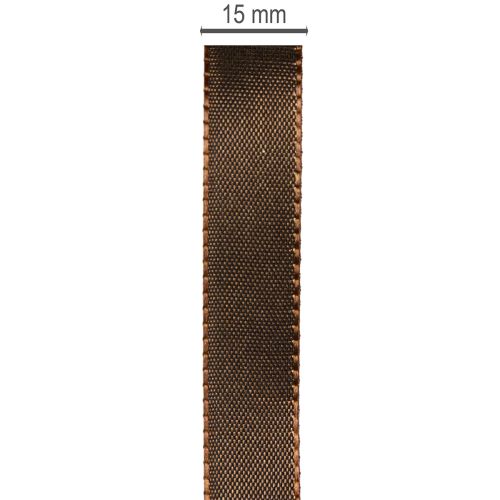 Taftband Braun 15mm x 10m für Dekoration und Verpackung | Floristik21.de