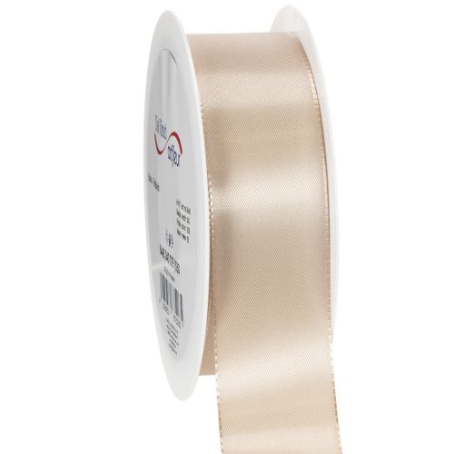 Dekoband Taftband Rolle 40mm 50m Beige