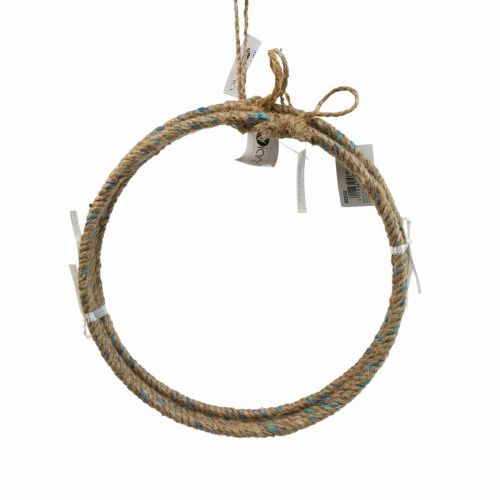 Dekoring Jute Scandi Deko Ring zum Aufhängen Ø25cm 4St